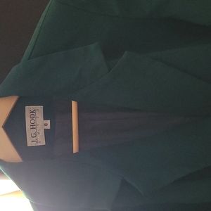 J G Hook double breasted suit jacket, size 8